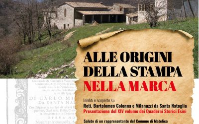 Un incontro dedicato alle origini della stampa nella Marca