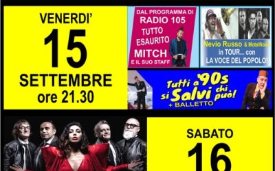 Concerto dei Matia Bazar per Sant’Adriano