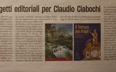 Nuovi progetti editoriali per Claudio Ciabochi