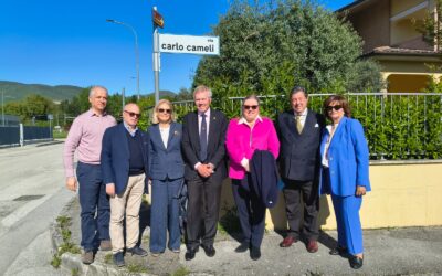 Carlo e Anna Luisa Cameli, nipoti del grande armatore matelicese, ospiti a Matelica