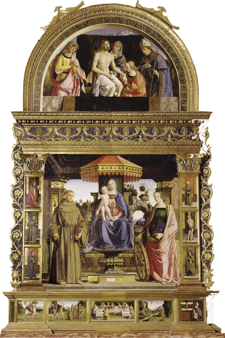 Marco Palmezzano, Madonna e Santi, pala d'altare, 1501