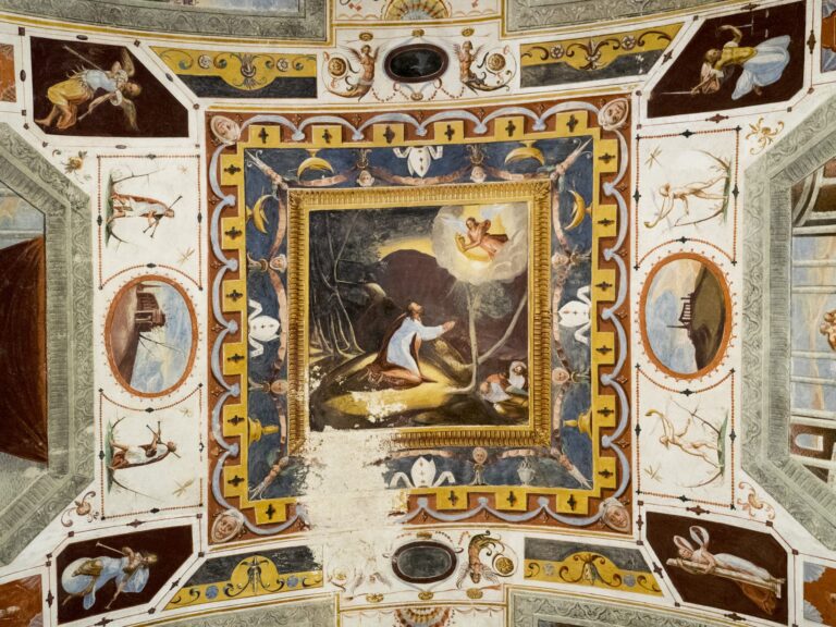 Affresco del soffitto, Gesù nell'Orto degli Ulivi