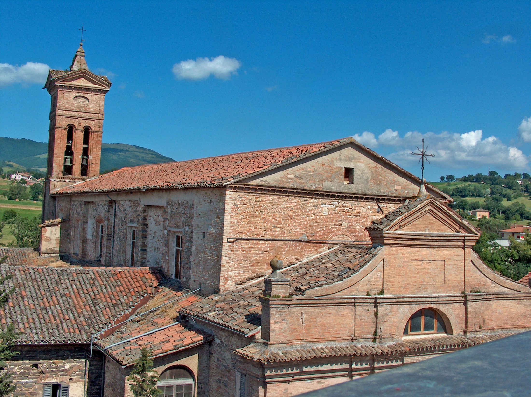 Vista panoramica del complesso conventuale di San Francesco