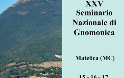 Gli atti del convegno su Gnomonica e Globo